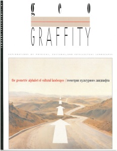 Cover, geoGraffity, Volume 1, Number 1